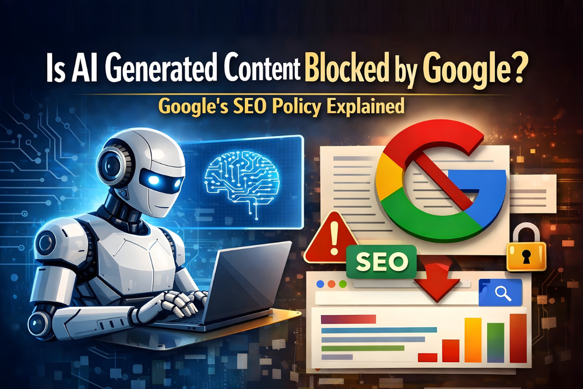Is AI-Generated Content Blocked by Google? Google SEO Policy Explained (2026 Guide)