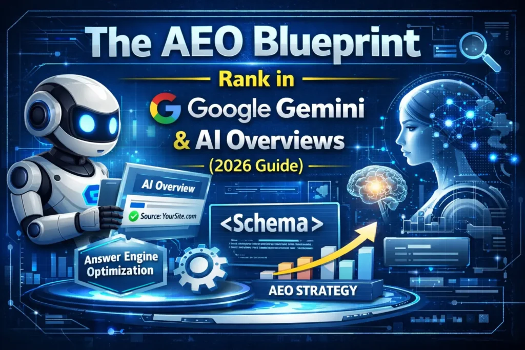 The AEO Blueprint Rank in Google Gemini & AI Overviews (2026 Guide)